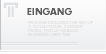 Eingang